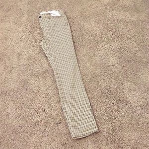 NWT, Topman skinny neutral plaid suit pants in brown, Men